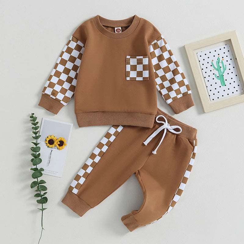Checkered Lounge Set