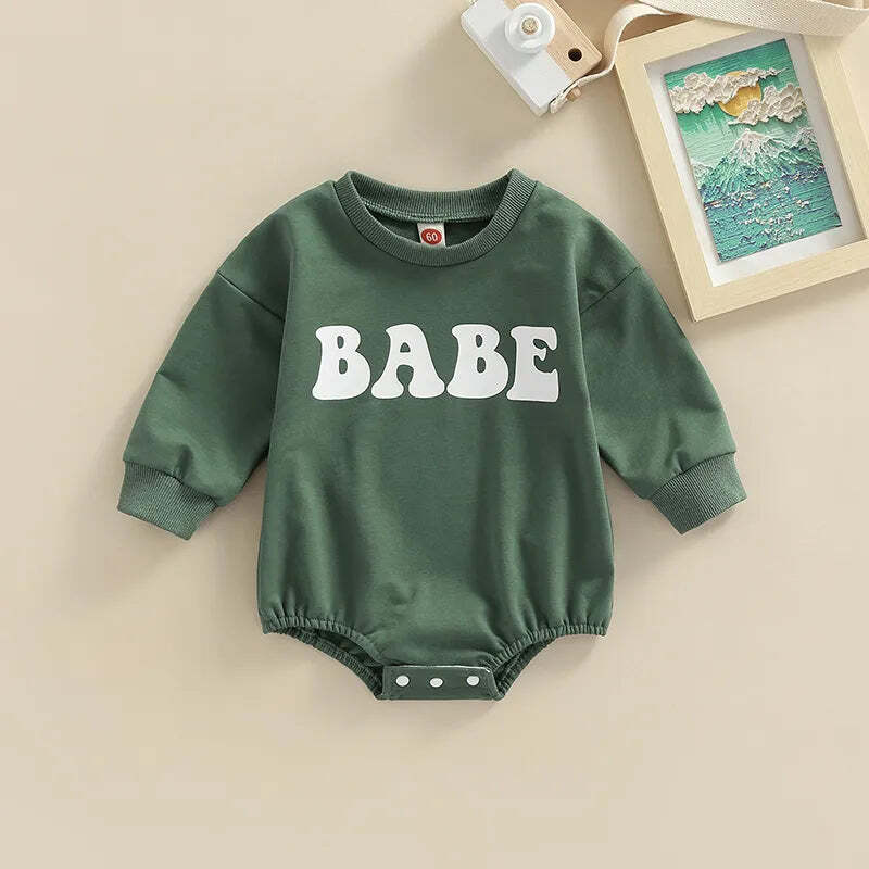 Babe Long Sleeve Romper