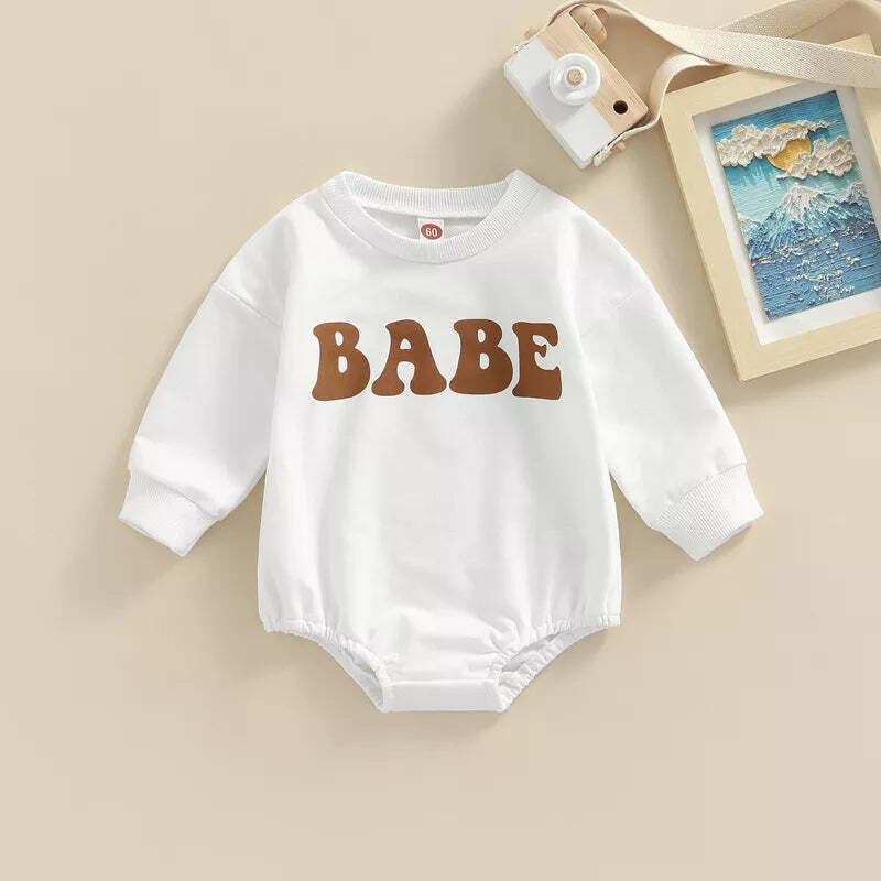 Babe Long Sleeve Romper