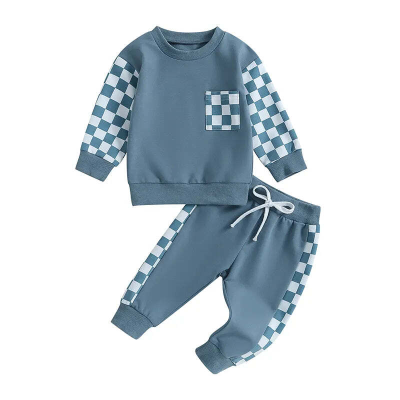 Checkered Lounge Set