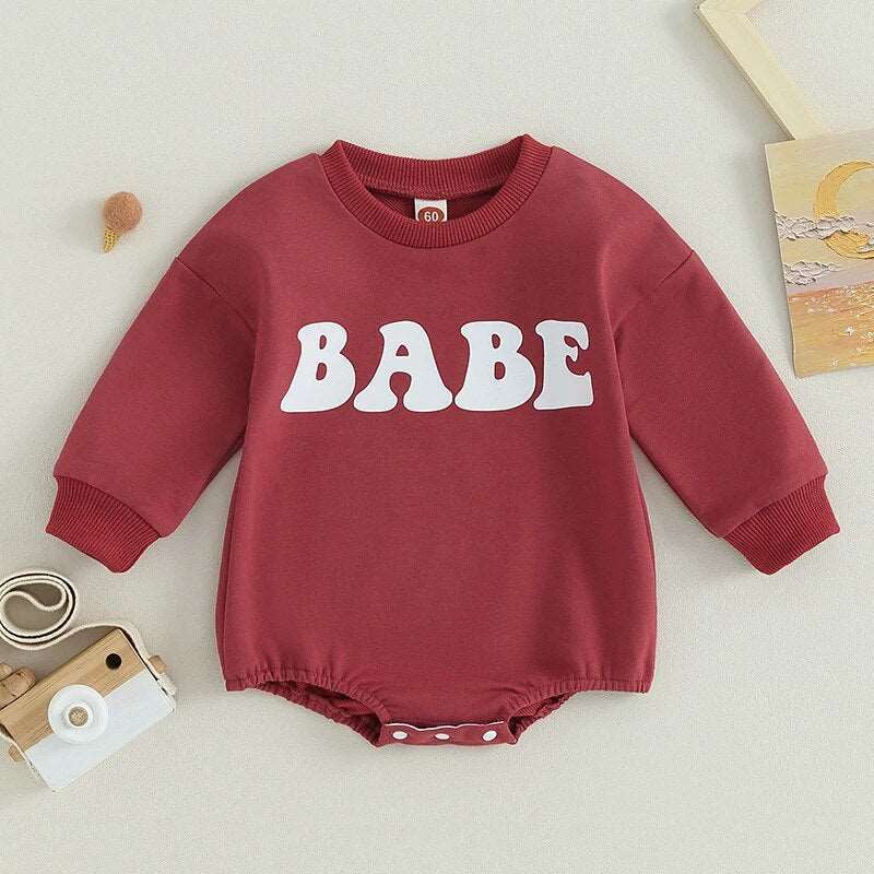 Babe Long Sleeve Romper