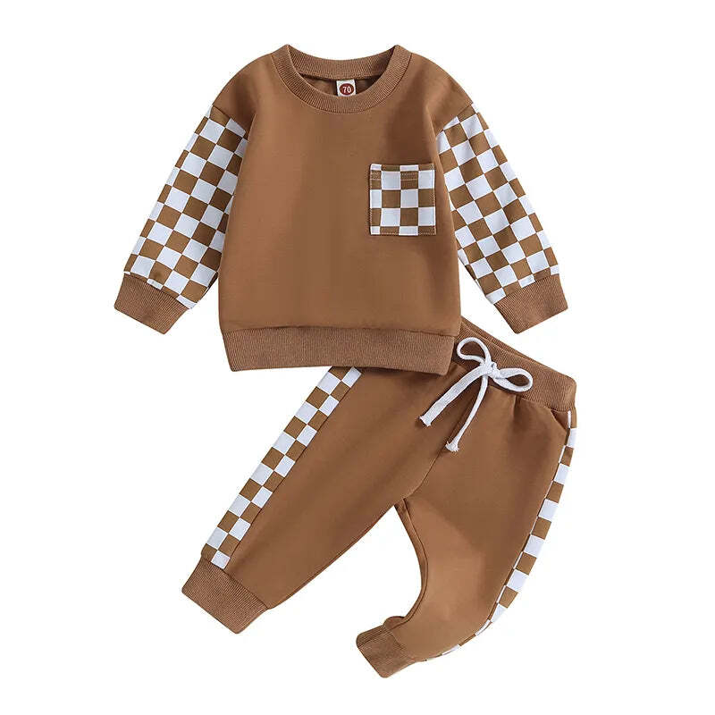Checkered Lounge Set