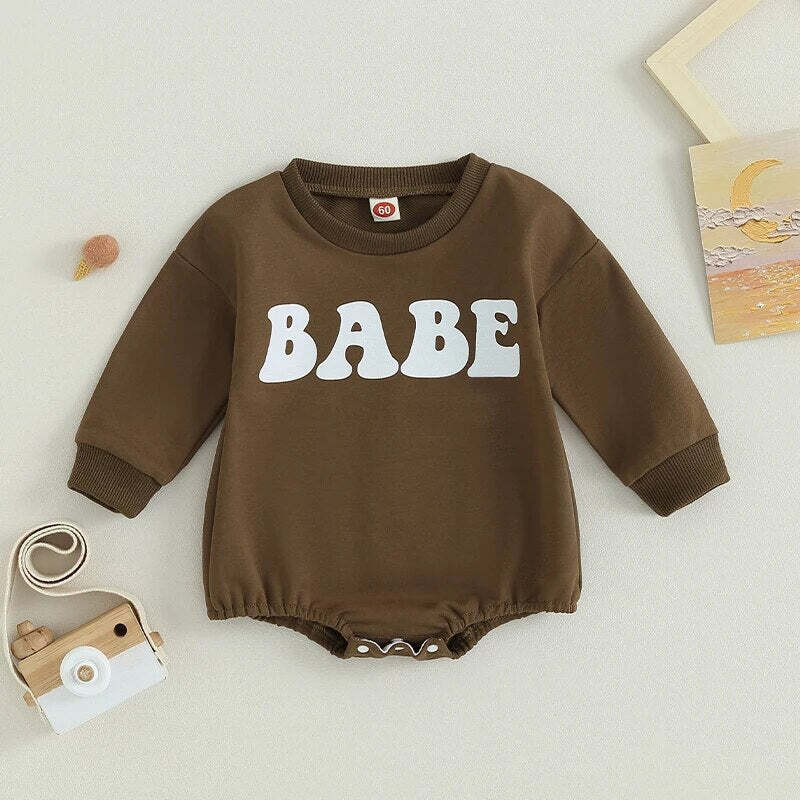 Babe Long Sleeve Romper
