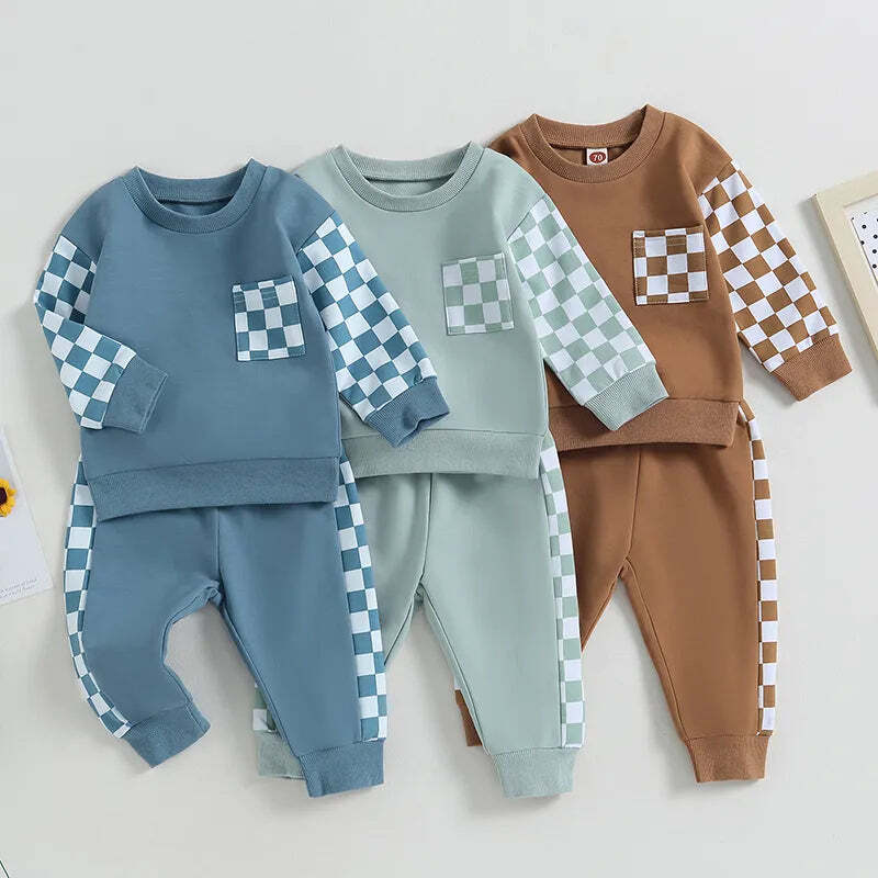 Checkered Lounge Set