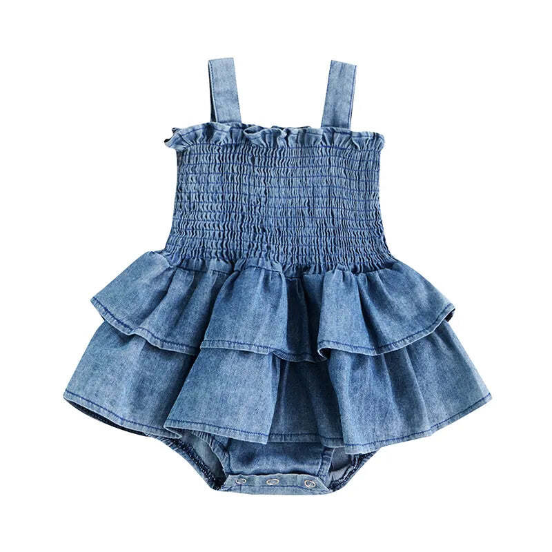 Denim Romper