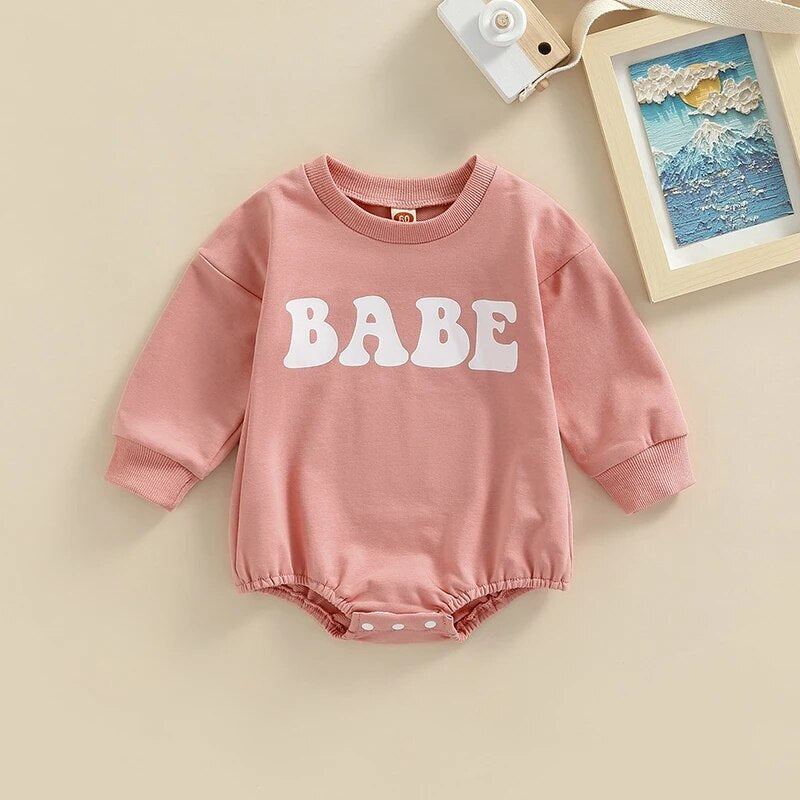 Babe Long Sleeve Romper