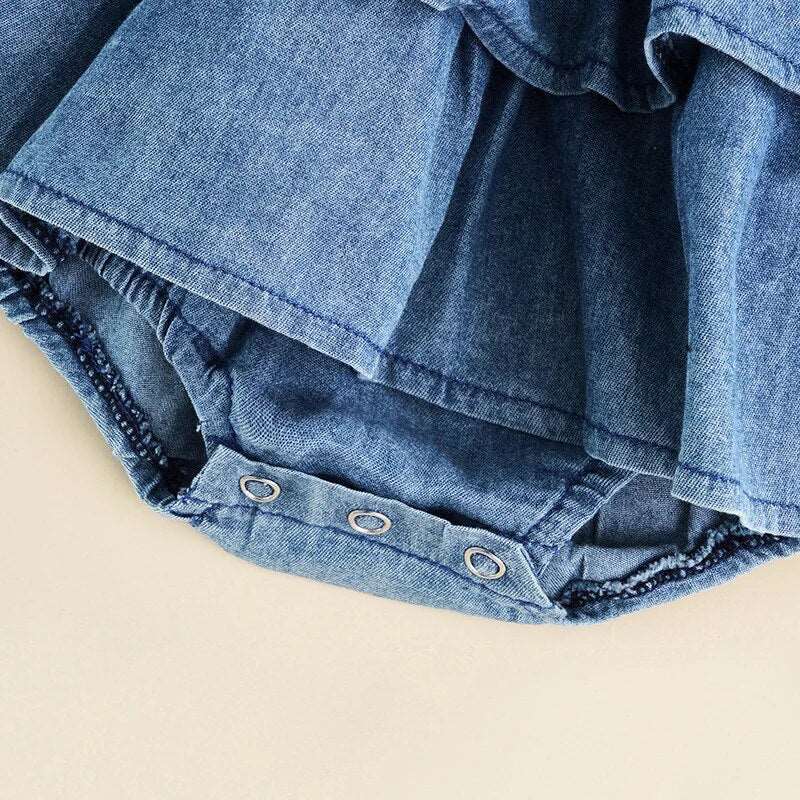 Denim Romper