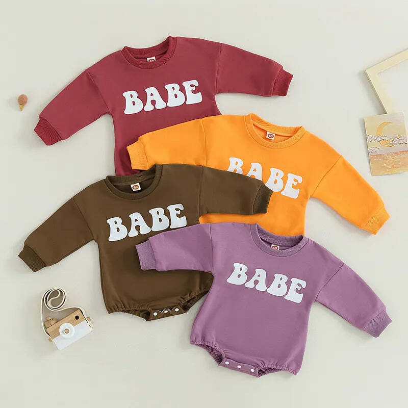 Babe Long Sleeve Romper