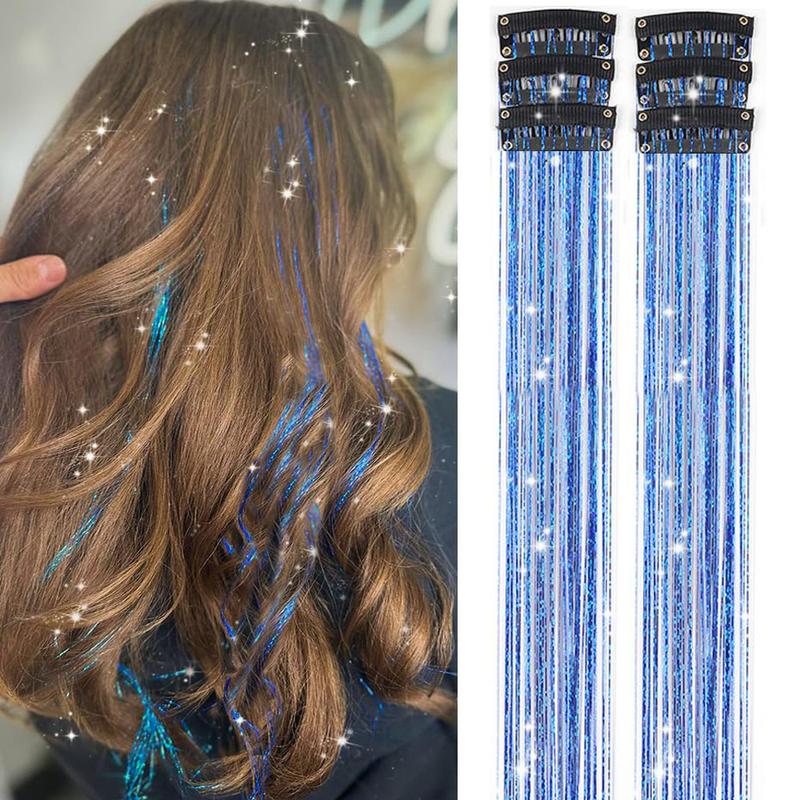 ✨Now 50% OFF⚡Glitter Clip-in Hair Extensions Party Decoration