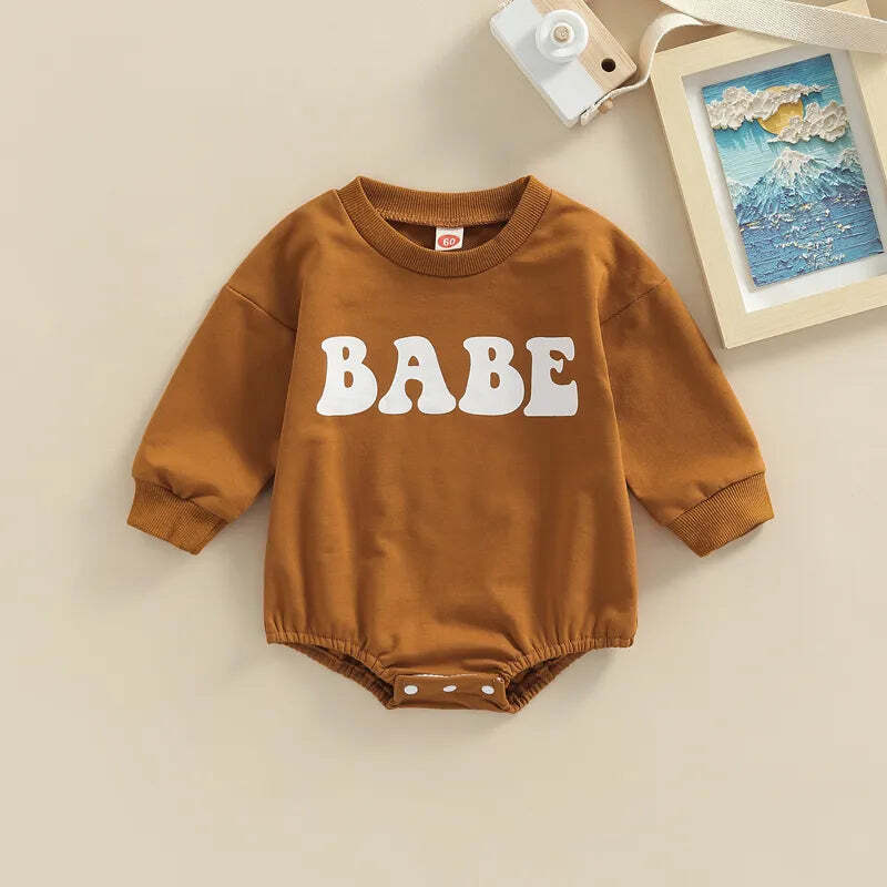 Babe Long Sleeve Romper