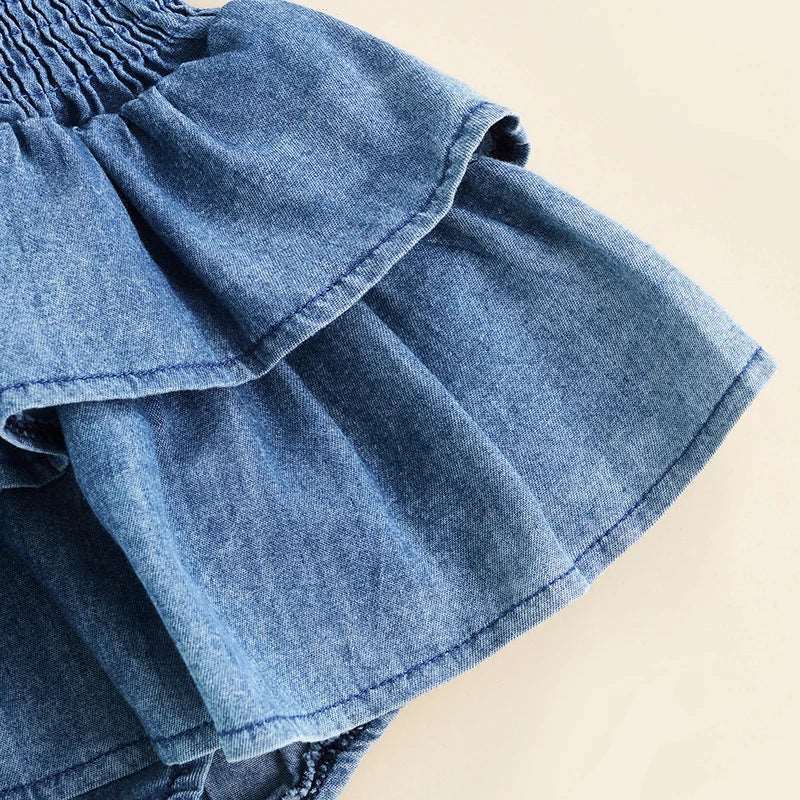 Denim Romper