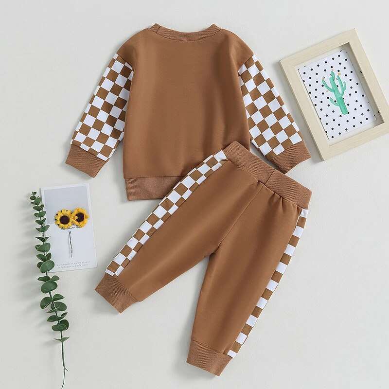 Checkered Lounge Set