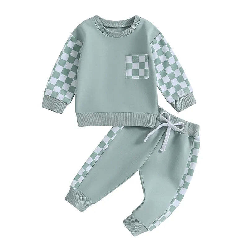 Checkered Lounge Set