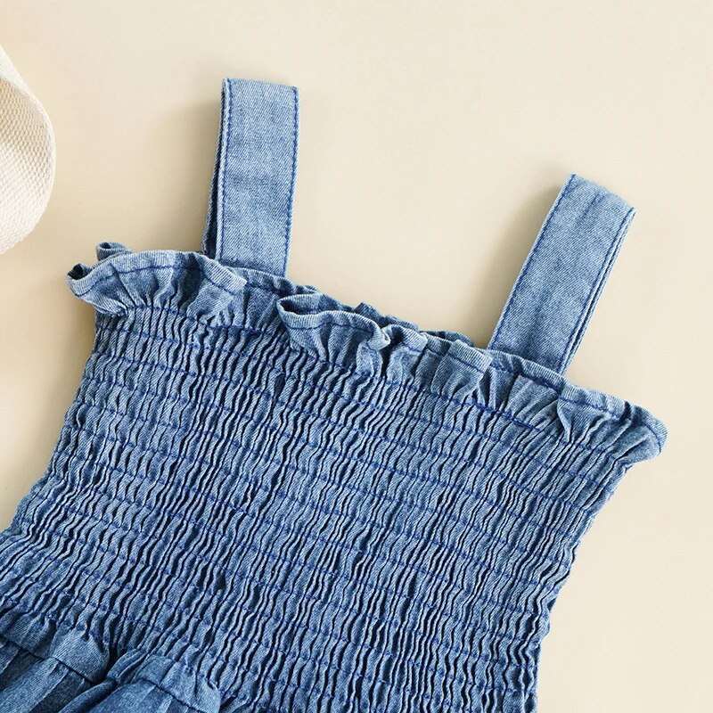 Denim Romper