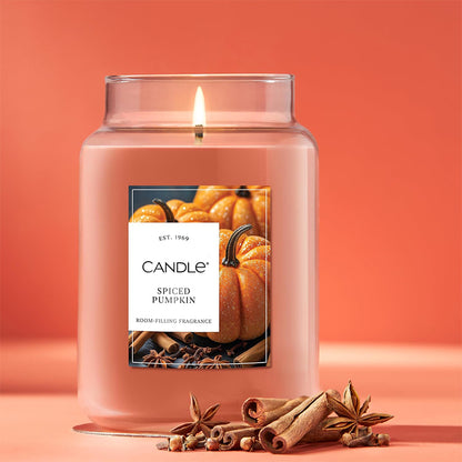 🎁Today Only $6.99/Piece ✨Halloween Candle Spiced Pumpkin, Fall Scented Candle