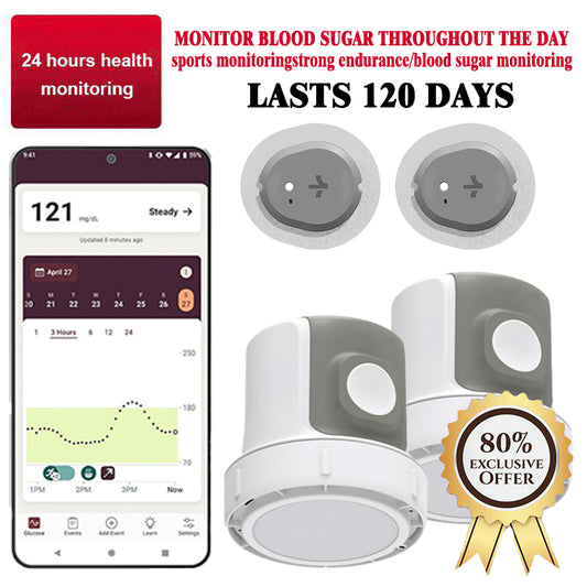 🔥Limited-time Promotion SAVE 80%🔥Glucose Biosensor & App—A Leader in Continuous Glucose Monitoring