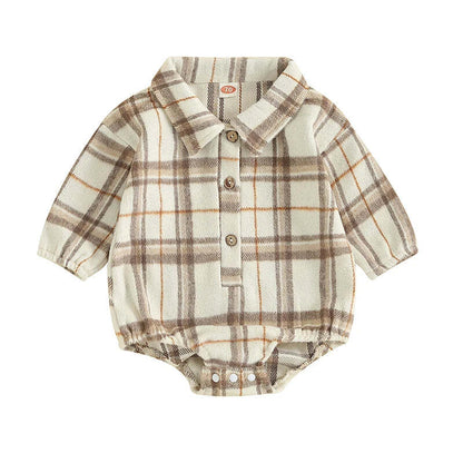 Vintage Plaid Romper