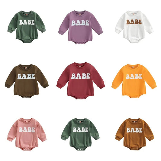 Babe Long Sleeve Romper